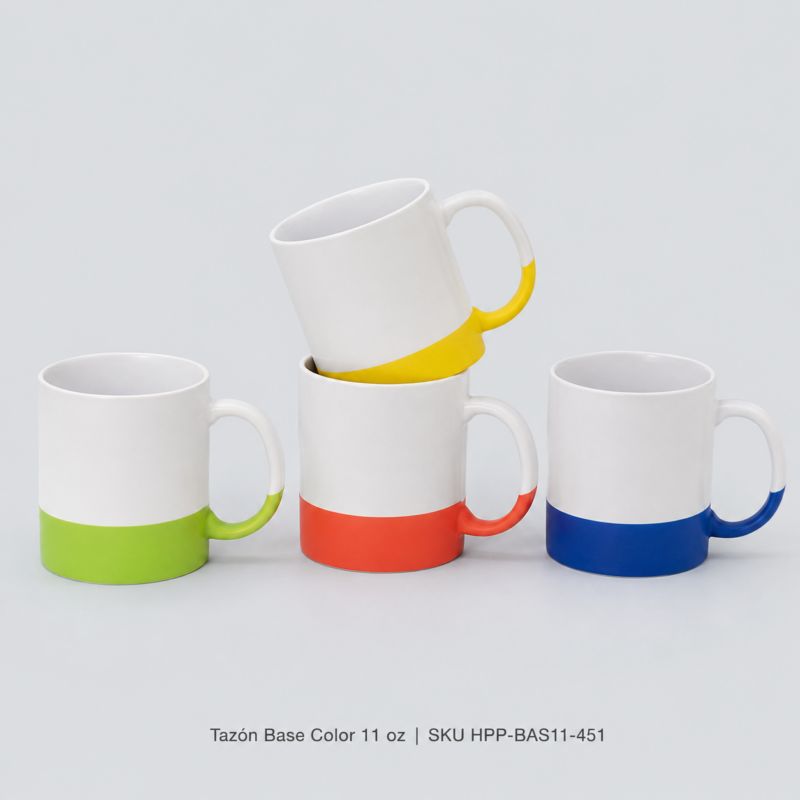 Tazón Base Color Personalizado 11 oz